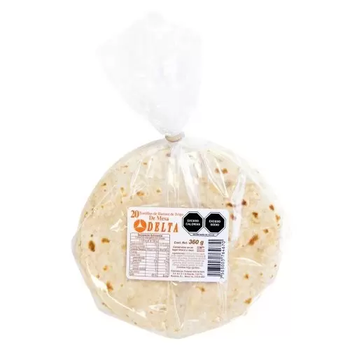 Tortilla de Harina Delta C/20 pzs