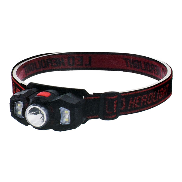 Linterna LED + COB Tipo Minero Ángulo de Hasta 70°