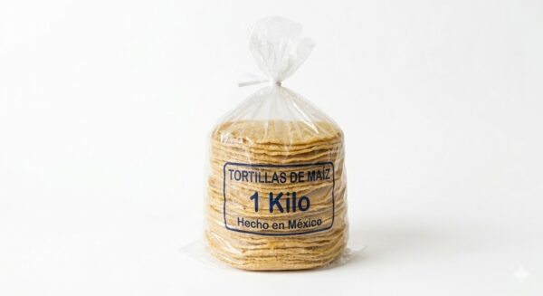 Tortilla de Maíz Fría en Bolsa- 1kg